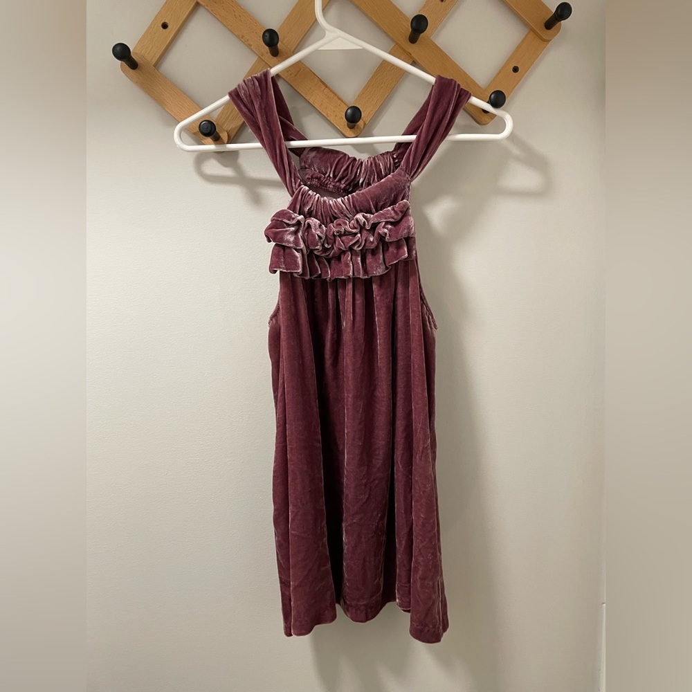 Sundance Boho Women’s Ruffle Silk Blend Tank Top